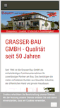 Mobile Screenshot of grasser-bau.de